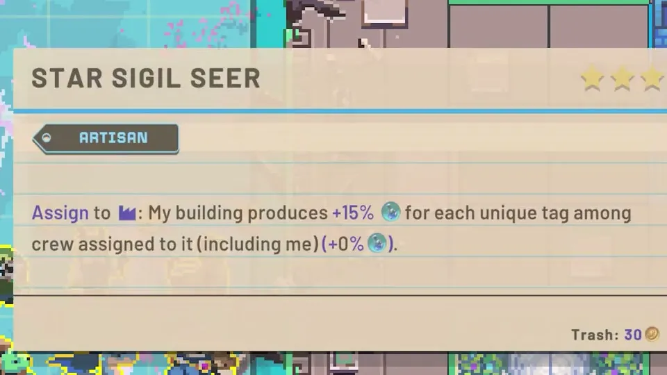 Exark crew tooltip for checking House identity and crew role